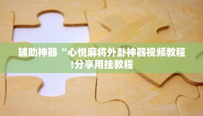 辅助神器“新道游大厅透视挂”其实确实有挂