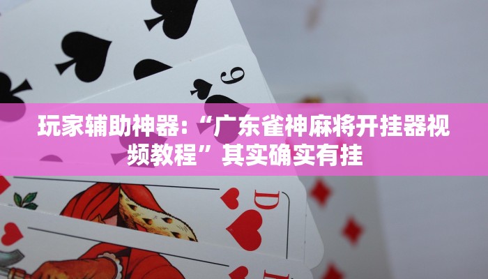 玩家辅助神器:“闽游十三水开挂辅助器是什么弄的!分享用挂教程