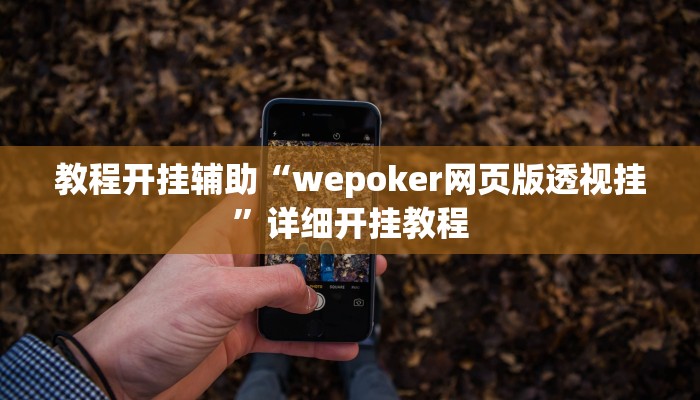 万能开挂辅助“乐胡麻将开挂神器”详细开挂教程