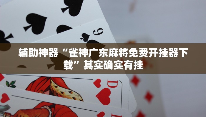 辅助神器“星悦广西麻将开挂神器!分享用挂教程