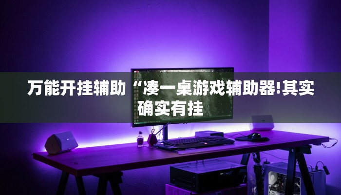 万能开挂辅助“凑一桌游戏辅助器!其实确实有挂