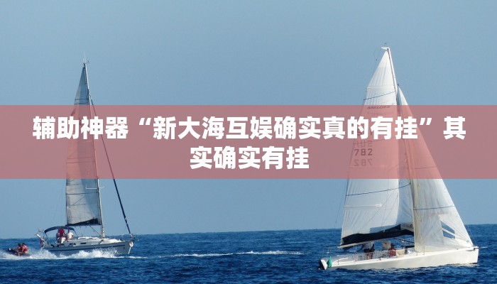 辅助神器“新大海互娱确实真的有挂”其实确实有挂