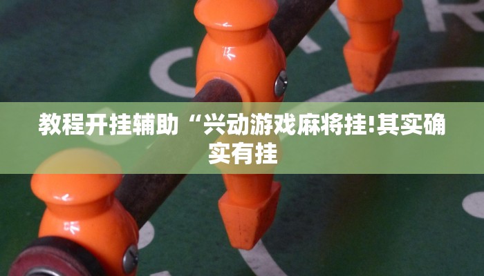教程开挂辅助“兴动游戏麻将挂!其实确实有挂
